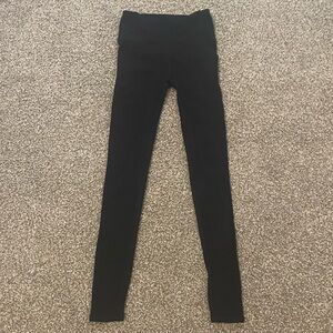 Lululemon Detail Pattern Wavy Classic Black Full Length Leggings